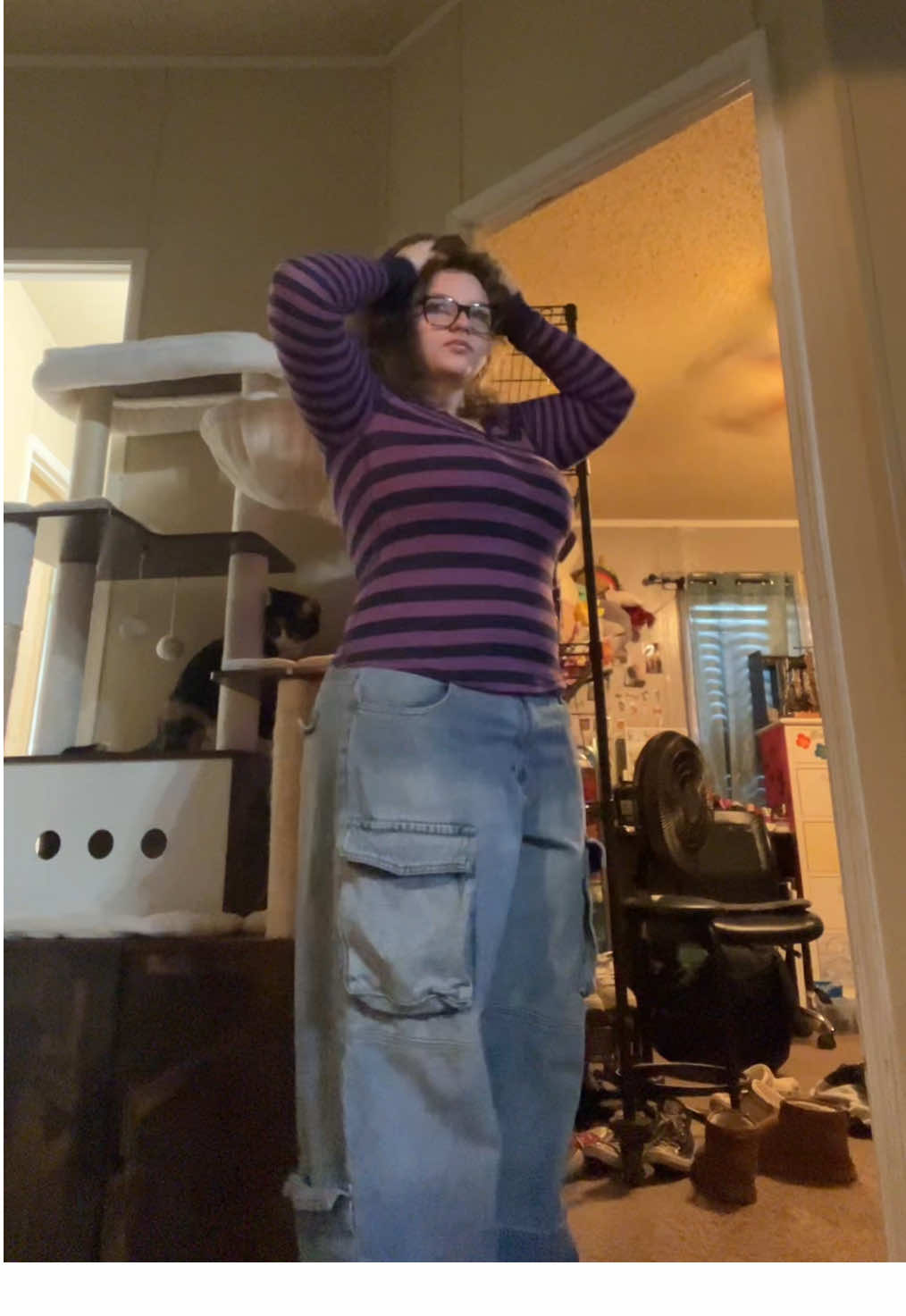 Hopefully baggy jeans help with how cold it is