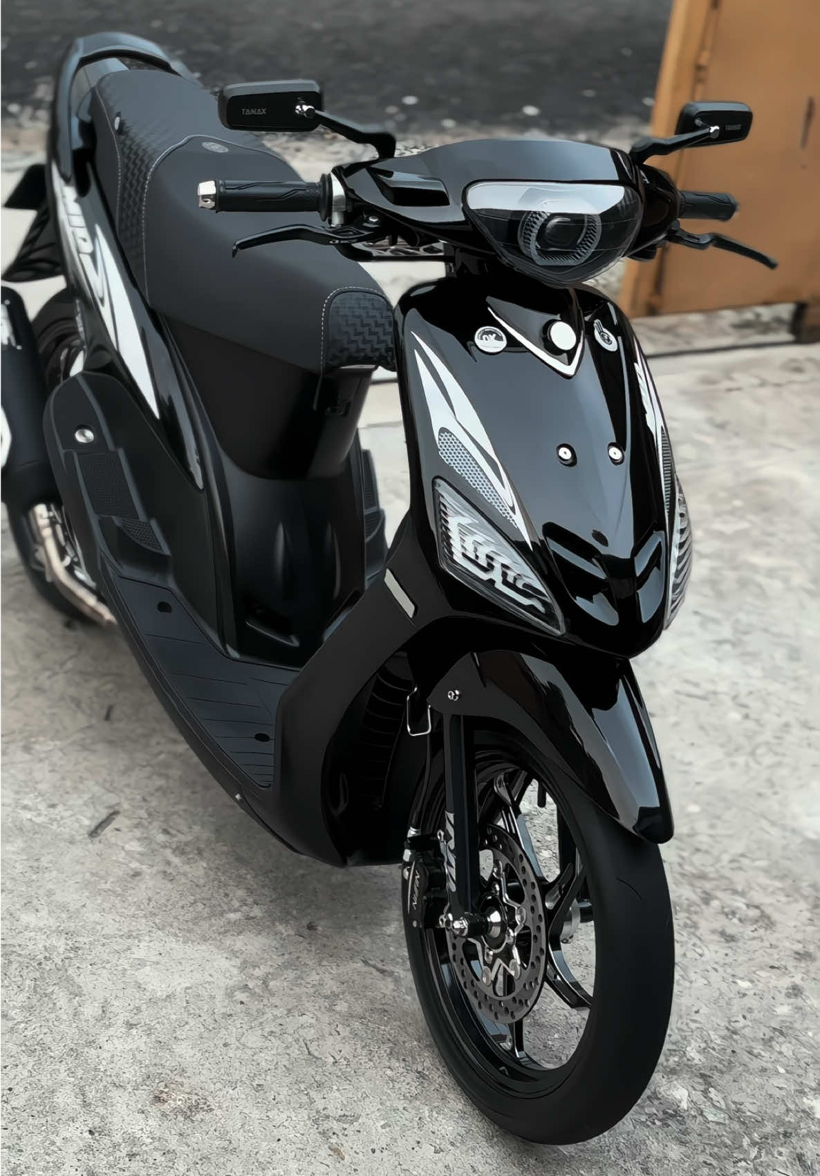 Hitam emang manisn 🖤🤩🥰 #mio #miohitam #miosporty #mioproper #5tlgank🚀 