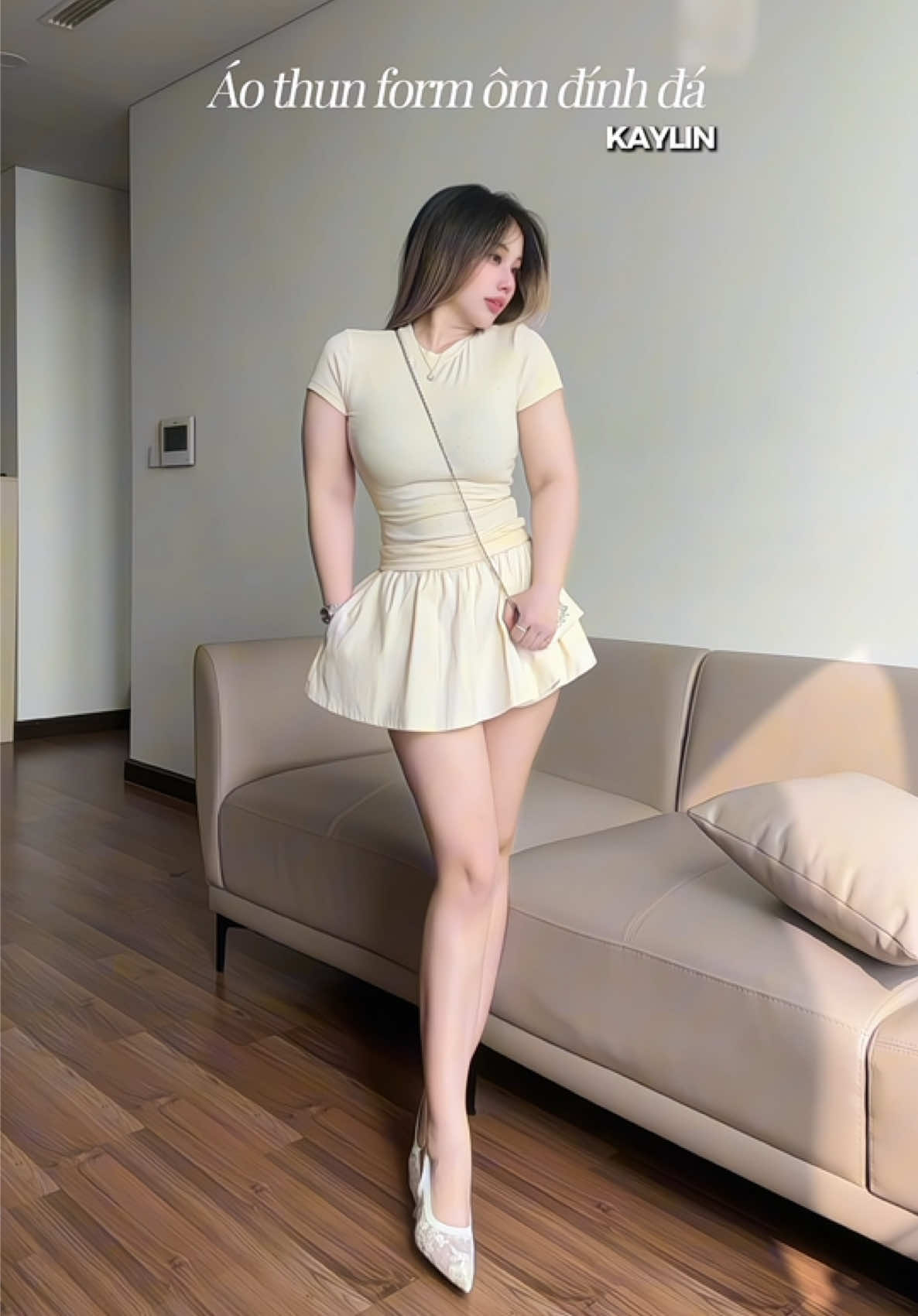 Basic nhưng không hề nhàm chán nha 🫶🏻 #kaylin #aothun #reviewbigsize #fyb #thoitrangnu 