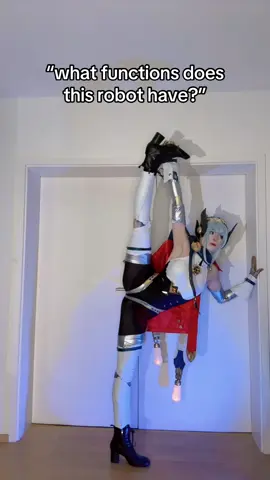 ok but can your robot do this? #ineffa #ineffacosplay #hoyoverse #genshin #dancetrend #genshinedit #nodkrai #genshinimpact33 #genshintok #foruyou #foryoupage❤️❤️ #splits #flexible 