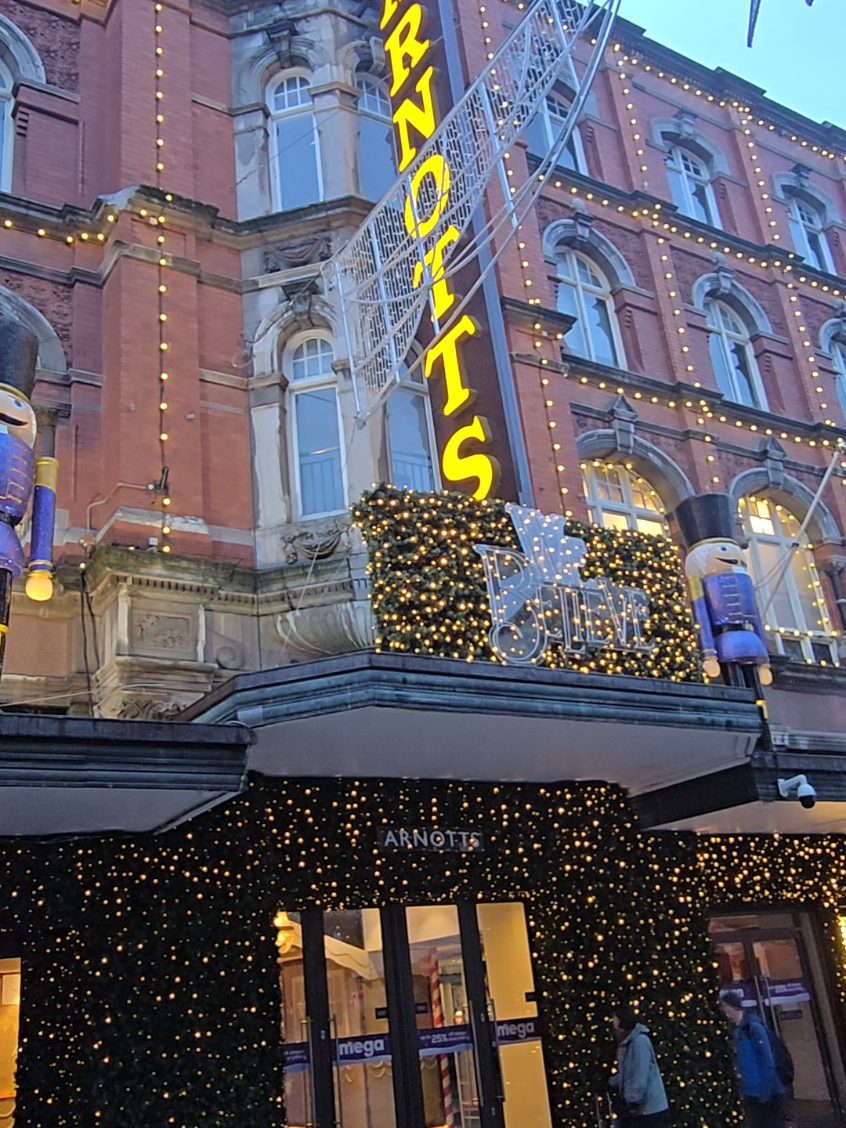 Arnotts on Henry Street in Dublin. it's Christmas. #christmas #travellingirelanddotcom #dublin #ireland #travellingireland 