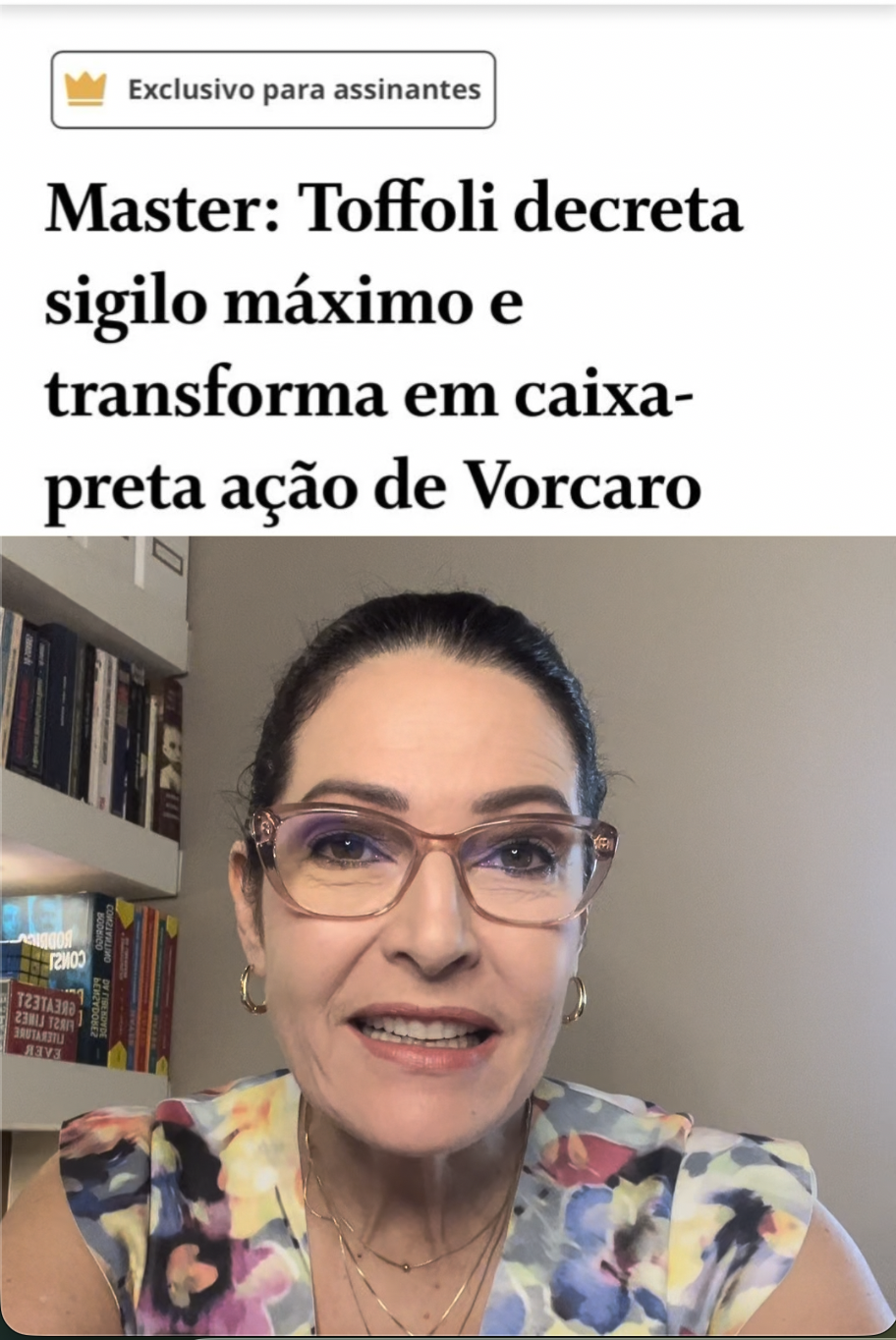 Toffoli impõe SIGILO ABSOLUTO sobre investigação do Banco Master. O que quer esconder? #cristinagraeml #bancomaster #corrupção #brasil