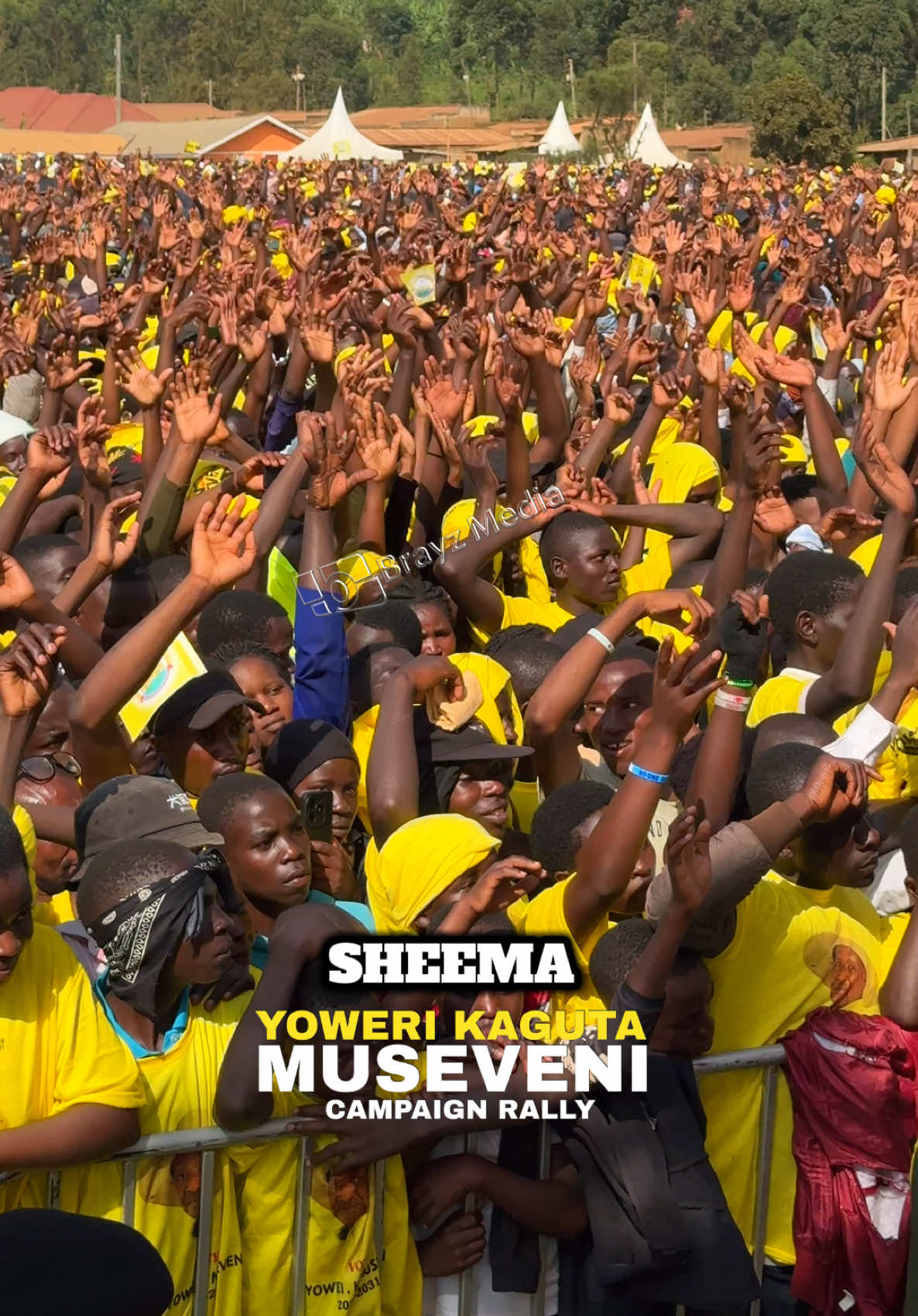 Thousands Turn up for President Yoweri Kaguta Museveni Campaign Rally in Sheema #Campaignrally #MuseveniCampaign #EddyKenzoLive #SheemaRally 