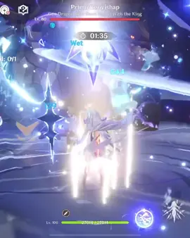 Вишап классно лопнул 🙂‍↔️| #GenshinImpact #skirk |