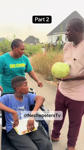 It was his birthday and he was looking for people to bless #nechepeterstv #bestfriend #husbandwife 