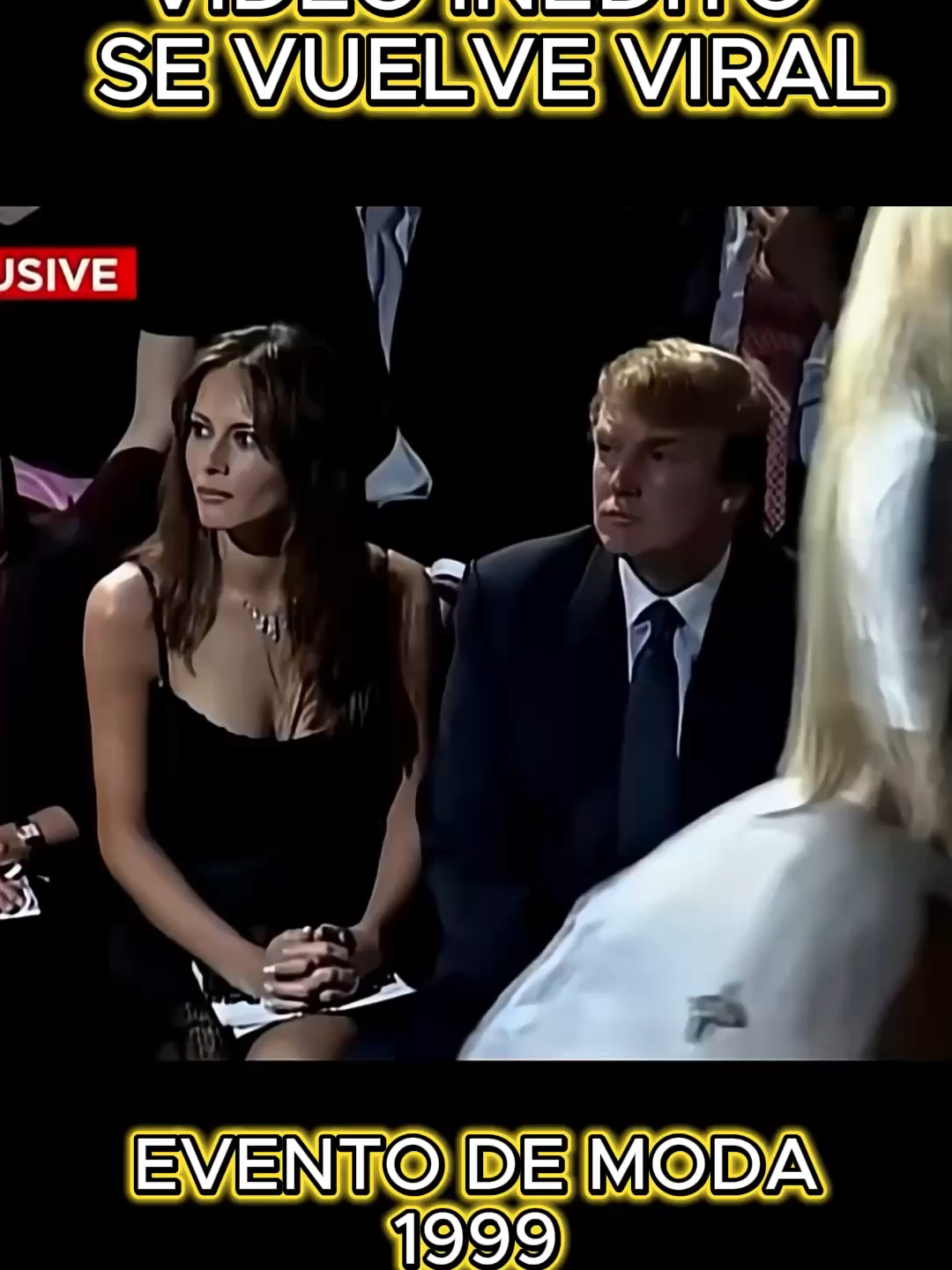 Video inédito de Donald y Melania se vuelve viral Era 1999 y Donald Trump y Melania apenas comenzaban a salir. Este video inédito es de 1999 en un evento de moda. Muy pocas veces se les ve a poco de comenzar la relación.#melaniatrump #melania