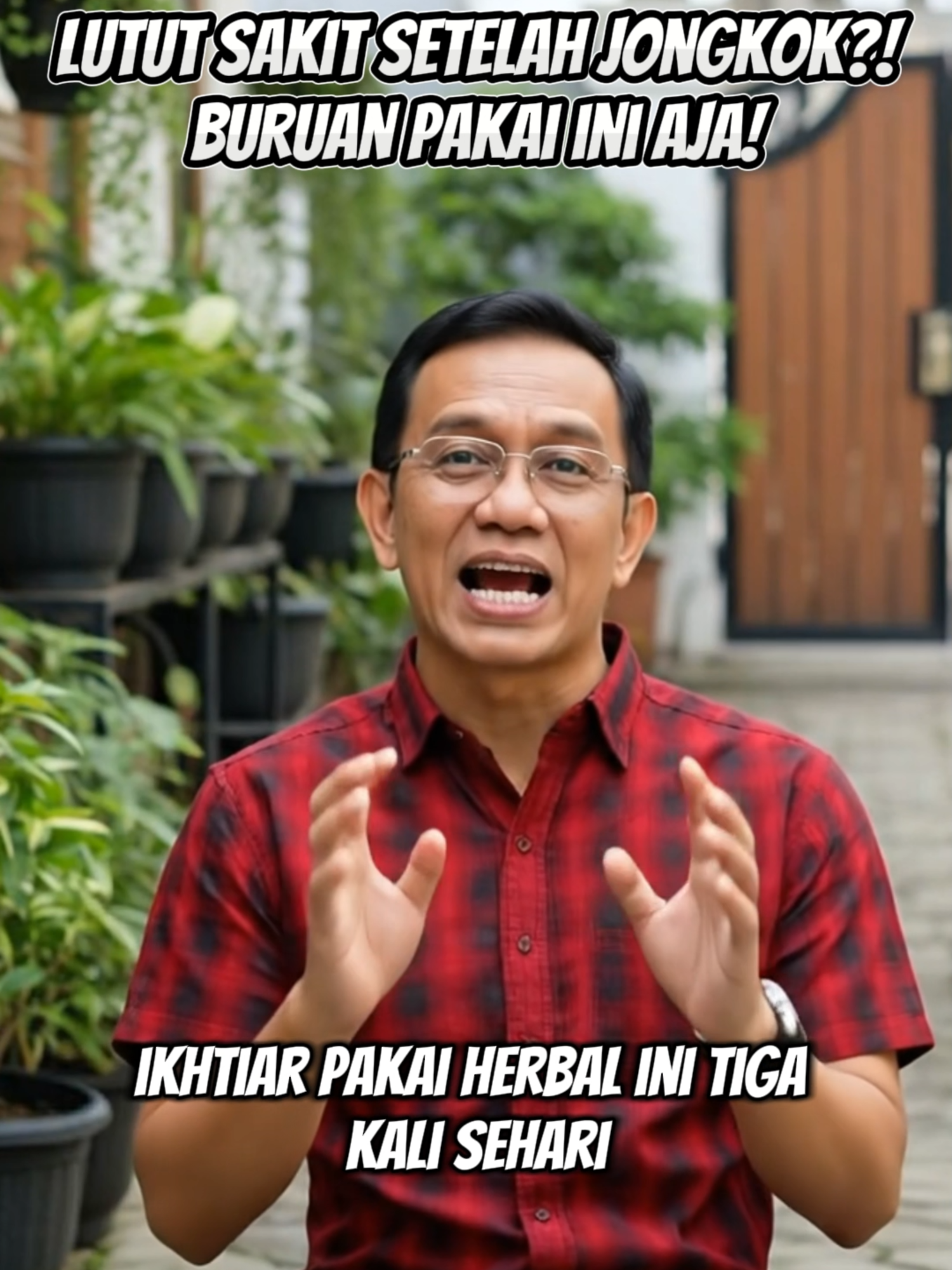 Lutut sakit setelah jongkok?! Persedian terasa kaku dan ngilu saat berjalan? Buruan ikhtiar bapak ibu pakai ini aja! #glukosamin #lututsakit #lututkaku