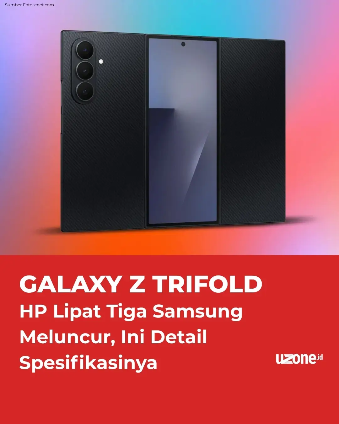 Mulai 12 Desember 2025, Galaxy Z TriFold akan hadir pertama kali di Korea Selatan, lalu menyusul ke China, Taiwan, Singapura, UEA, hingga Amerika Serikat. Untuk harga, Samsung belum kasih bocoran, tapi dikabarkan bakal dijual sekitar USD 2.500 alias Rp41,6 jutaan. Cek spesifikasinya berikut ini! #samsung #samsunggalaxy #trifold #koreaselatan #samsungtips 