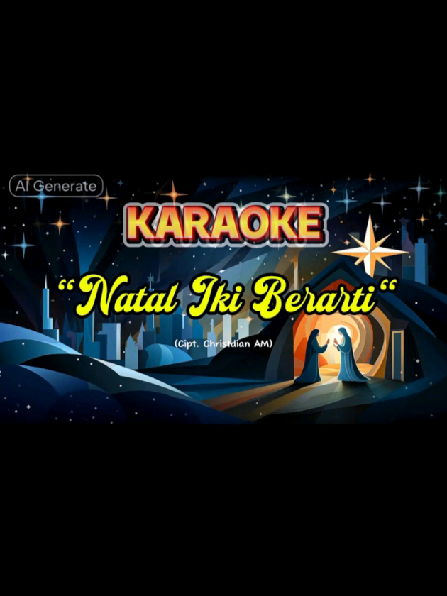 KARAOKE - Natal Iki Berarti  