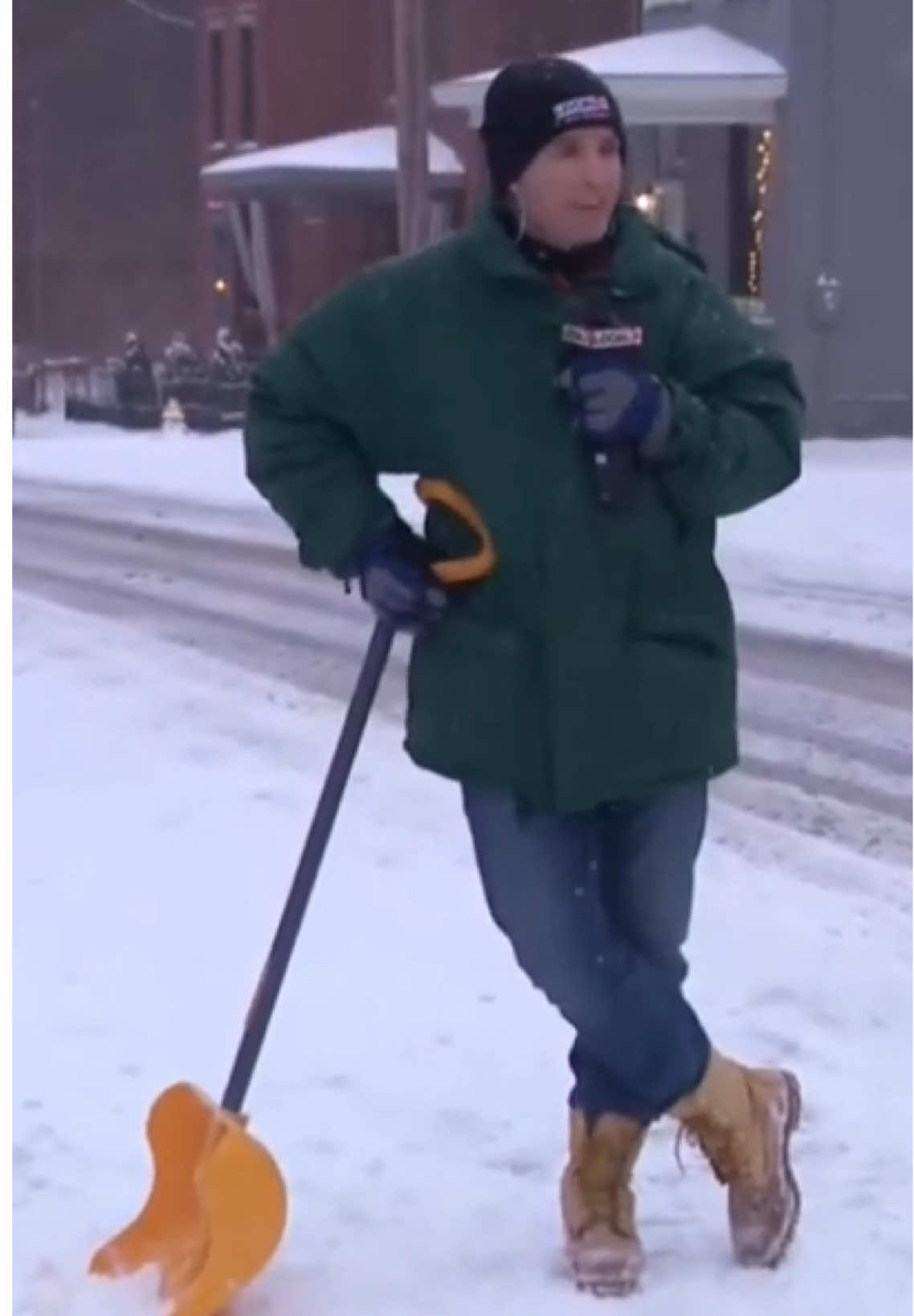 I guess it was fate that I was off work for this snowfall given what happened last winter. I do miss my rubber chicken, though. 