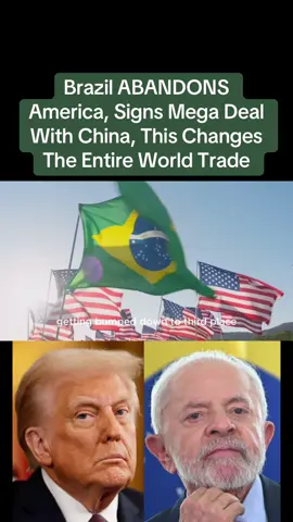 Brazil ABANDONS America, Signs Mega Deal With China, This Changes The Entire World Trade. Brazil ABANDONS America, Signs Mega Deal With China, This Changes The Entire World Trade Let's go back to July 30th, 2025. On this day, the United States made a huge move against Brazil. They hit the country with a massive new tax—a 40% price increase on the things Brazil sells to America. We're talking about the stuff you see in every store: beef, coffee, and other key products. Why would they do this? The goal was simple: to force Brazil to do what the US wanted. The thinking in Washington was old-school. They believed Brazil was trapped. They thought Brazil needed the US market so badly that when faced with this tax, Brazil would have no choice. They expected Brazil to get scared, come to the table, and agree to all their demands. It was a giant game of chicken, and the US was sure Brazil would swerve first. #world #brazil #coffee #usa #export 