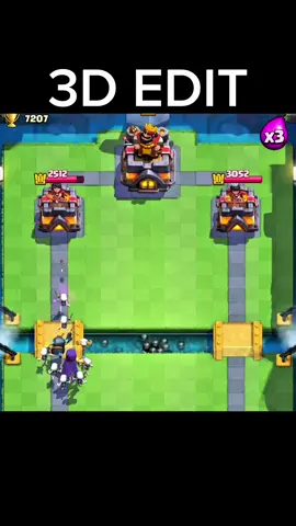 Witch 3D Edit 🥶 #clashroyale 