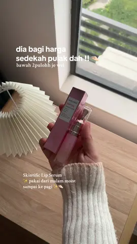 dia bagi harga jekpot weh !! #skintificmy #skintificlipserum #lipserum #brighteninglipserum #racuntiktok 