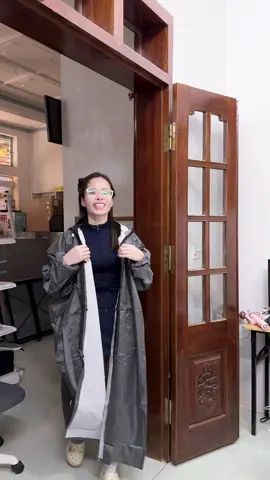 Áo mưa dây kéo tổ ong, áo mưa #aomua #aomuabo #aomuachongtham #aomuadong #xuhuong 