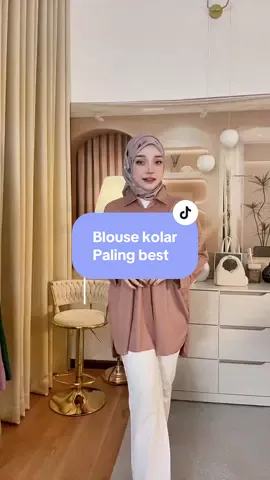 Blouse ironless paling best 2026 dah masuk, jangan lambat sebab design baru ni best sangat…kain sejuk jerre #blouse #blousekolar 