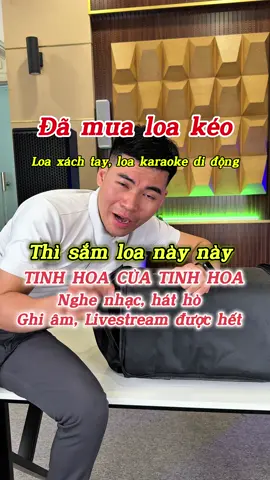 Đã mua loa kéo, loa xách tay, loa karaoke di động thì sắm loa này này. TINH HOA CỦA TINH HOA, nghe nhạc hát hò ghi âm livestream được hết #baochauelec #loakaraoke #music #chiase #amthanh 
