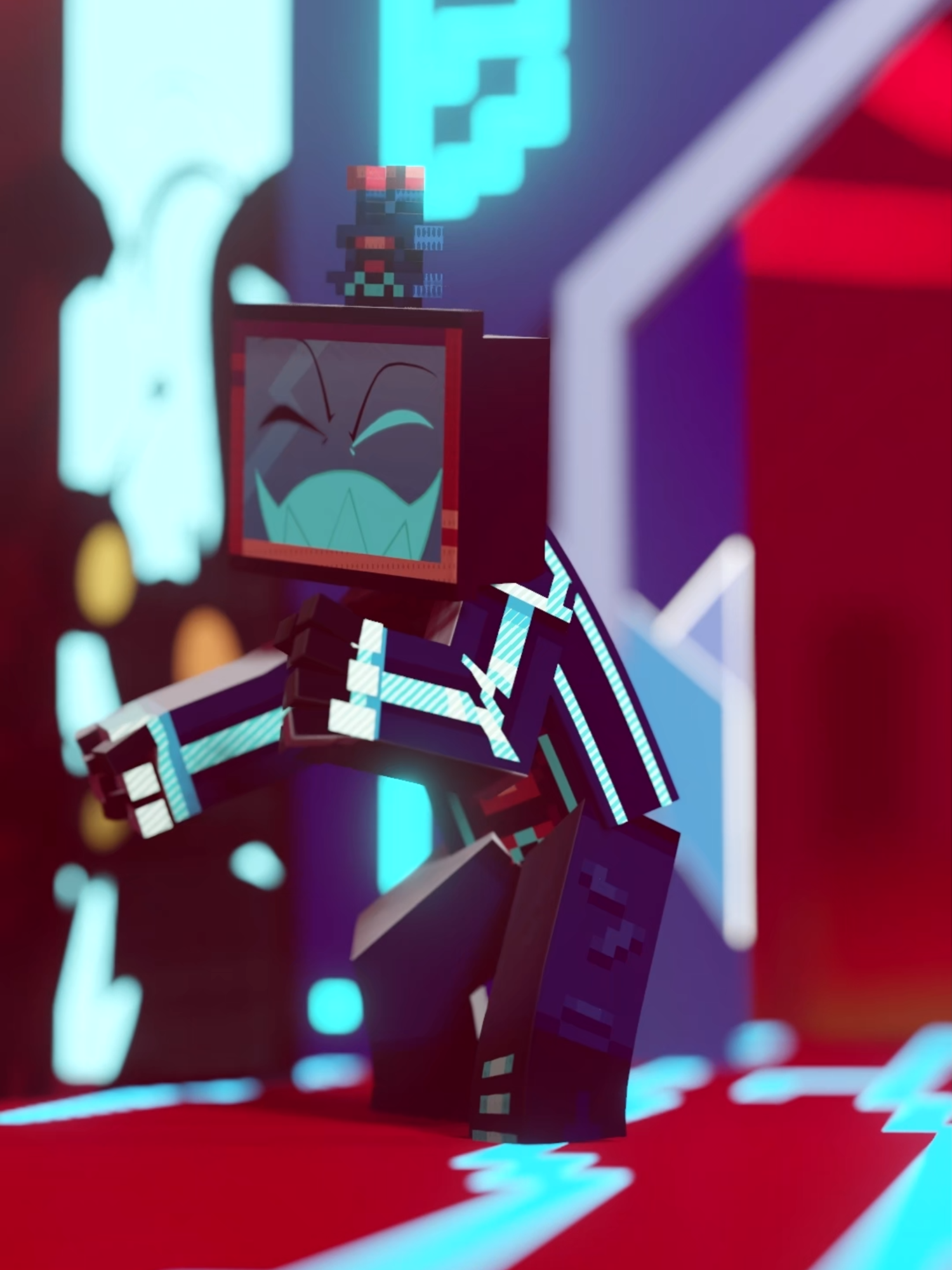 Vox has a Stroke || Minecraft Animation #animation #hazbinhotel #vox #Minecraft