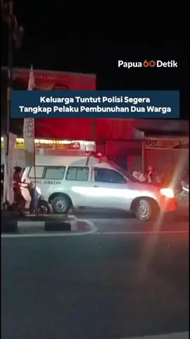 Papua60detik - Dua jenazah korban pembunuhan di SP9 dan SP2 Timika diarak l menuju Mako Polres Mimika oleh kedua keluarga korban, Selasa (2/12/2025).  Jenazah Bonisius Gaitian dan Jesy Kaimudin diangkut mobil ambulance dari RSUD Mimika menuju Mako Polres dan diparkir menutup ruas Jalan Cenderawasih depan pimtu gerbang.  Aksi itu dilakukan agar kepolisian segera menangkap pelaku.  Sekretaris Kerukunan Keluarga Sulawesi Selatan Firman Amali mengecam tindakan keji pelaku.  