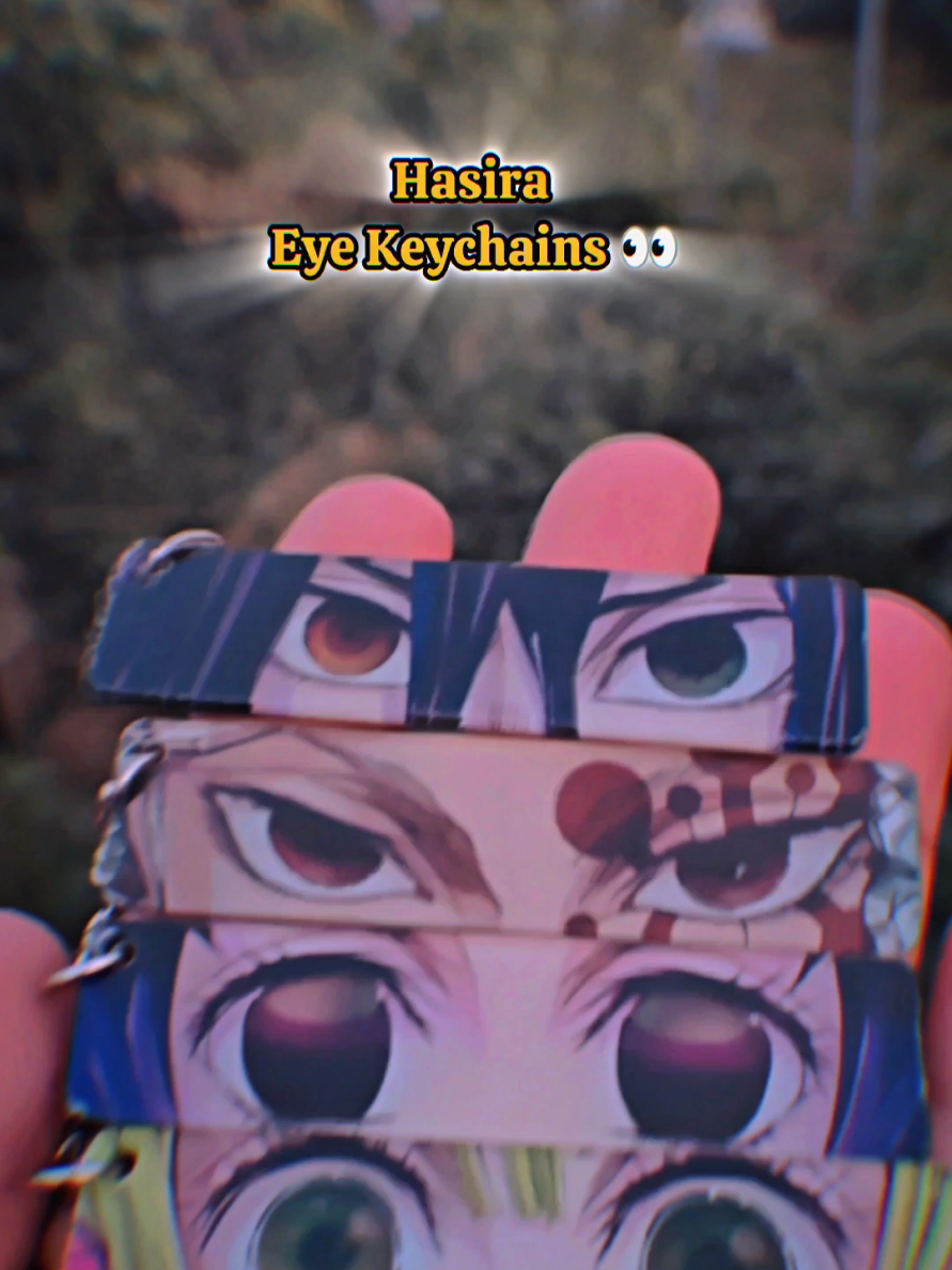 Hasira Eye Keychains 👀  #demonslayer #hasira #happyपसल #eyekeychain 