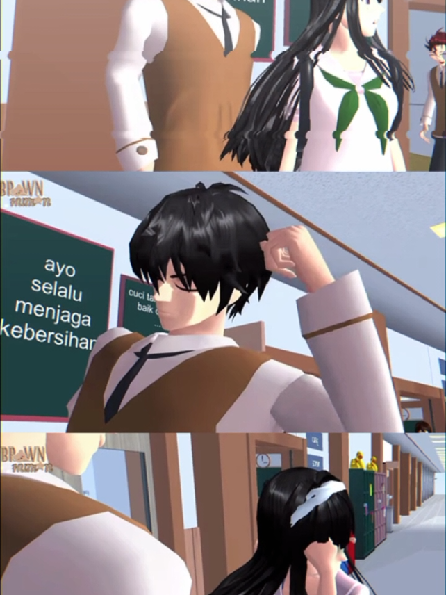 lucu banget kenapa gak jadian aja sih. izin ya kak @Brown Human  #kakbrown #fyp #trendsakuraschoolsimulator #trendsakuraschoolsimulatormempunyaiduahati #trend 