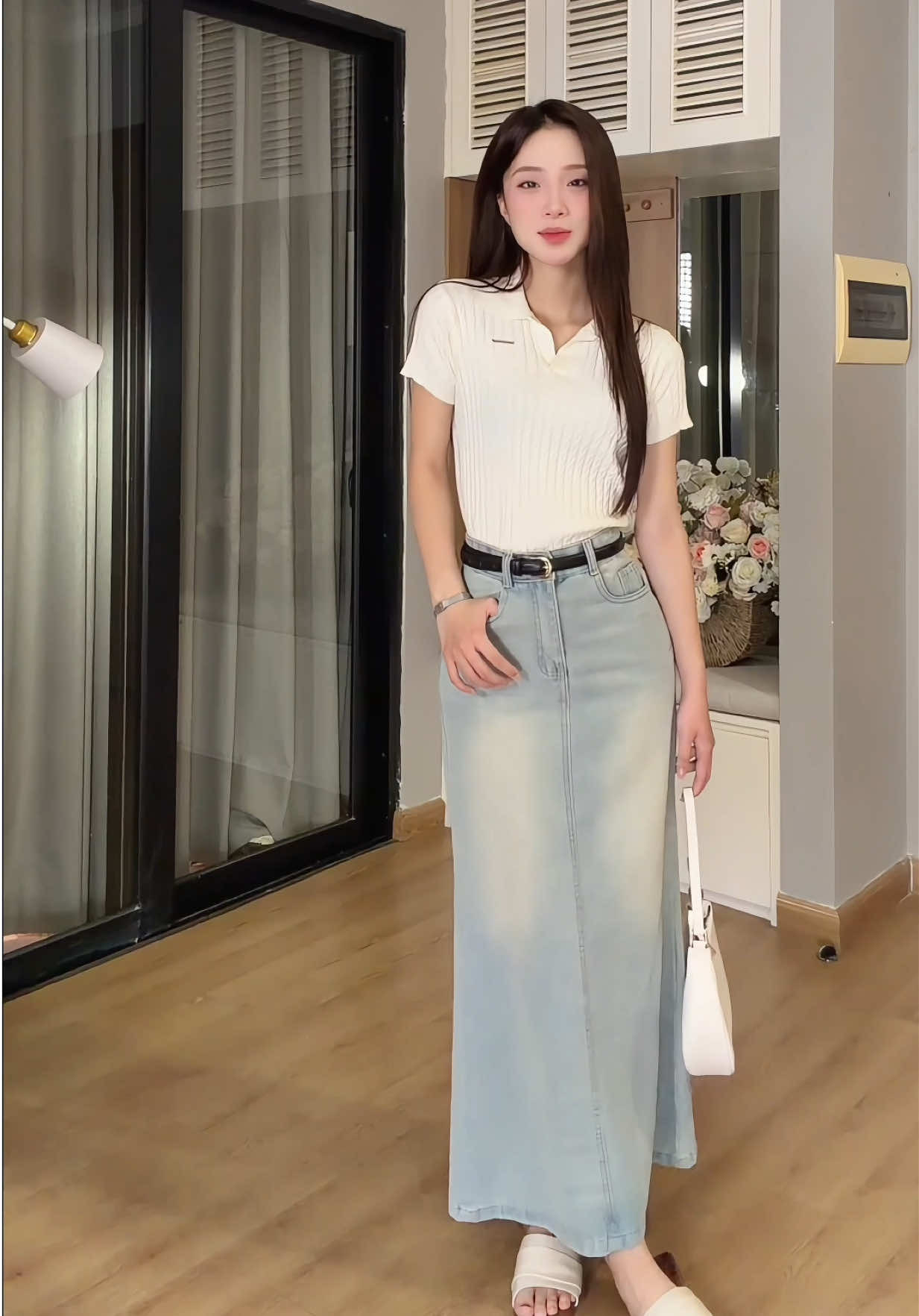 Đợt này về hẳn 4 màu cho các nàng thoải mái ghẹo lựa nha #antaystore68 #chanvaydai #chanvayjean #vayxinh 