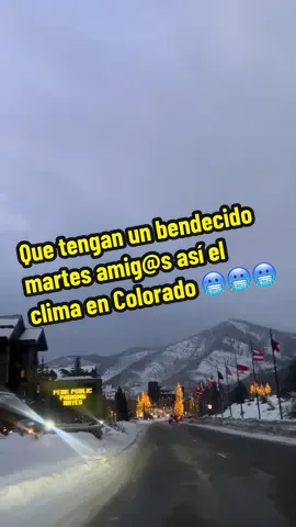 Así el clima en vail Colorado #denvercolorado #Reynaozuna #montanas #navidad 