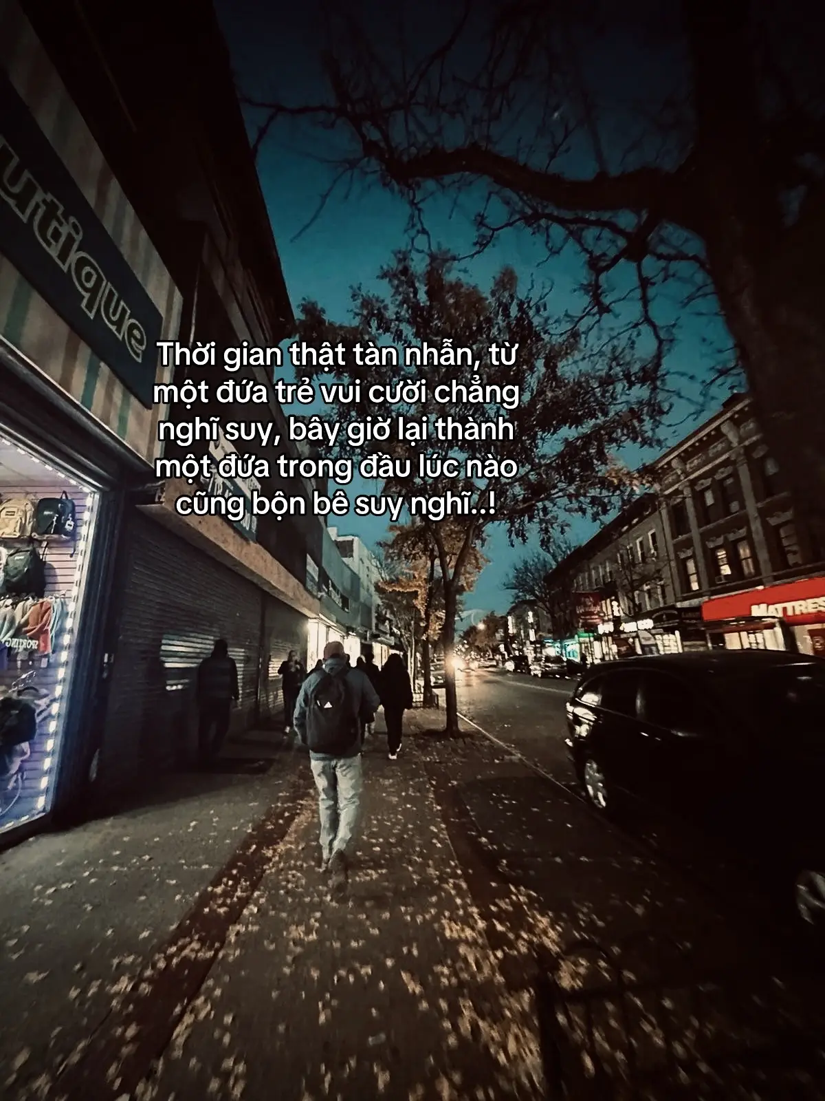 Thời gian thật tàn nhẫn, từ một đứa trẻ vui cười chẳng nghĩ suy, bây giờ lại thành một đưa trong đầu lúc nào cũng bộn bê suy nghĩ..!#tâmtrạng #sttdoi #story #TenTen🍁 #fbtxuhuong 