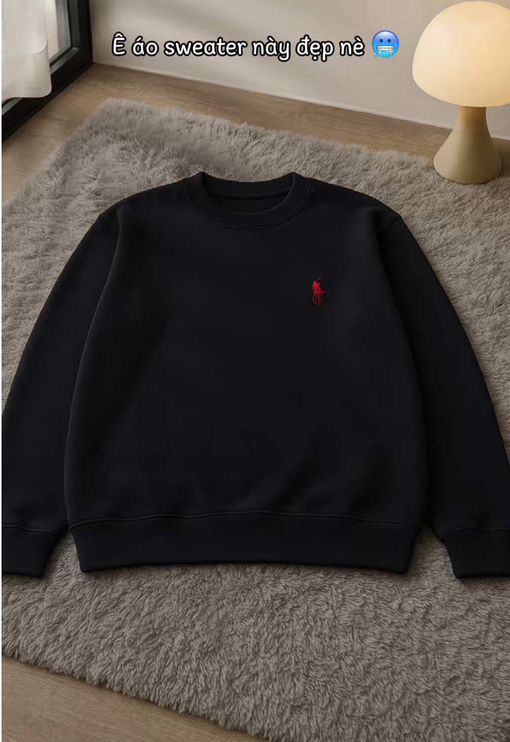 [ DEAL MỞ BÁN ] Áo Sweater cổ  tròn logo thêu #sweater #xuhuong #julido 