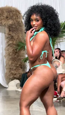 Kathryn Celestre for Haute Gala Miami Swim Week 2025 🔥 #fyp #foryoupage #bikini #fashion #Runway 