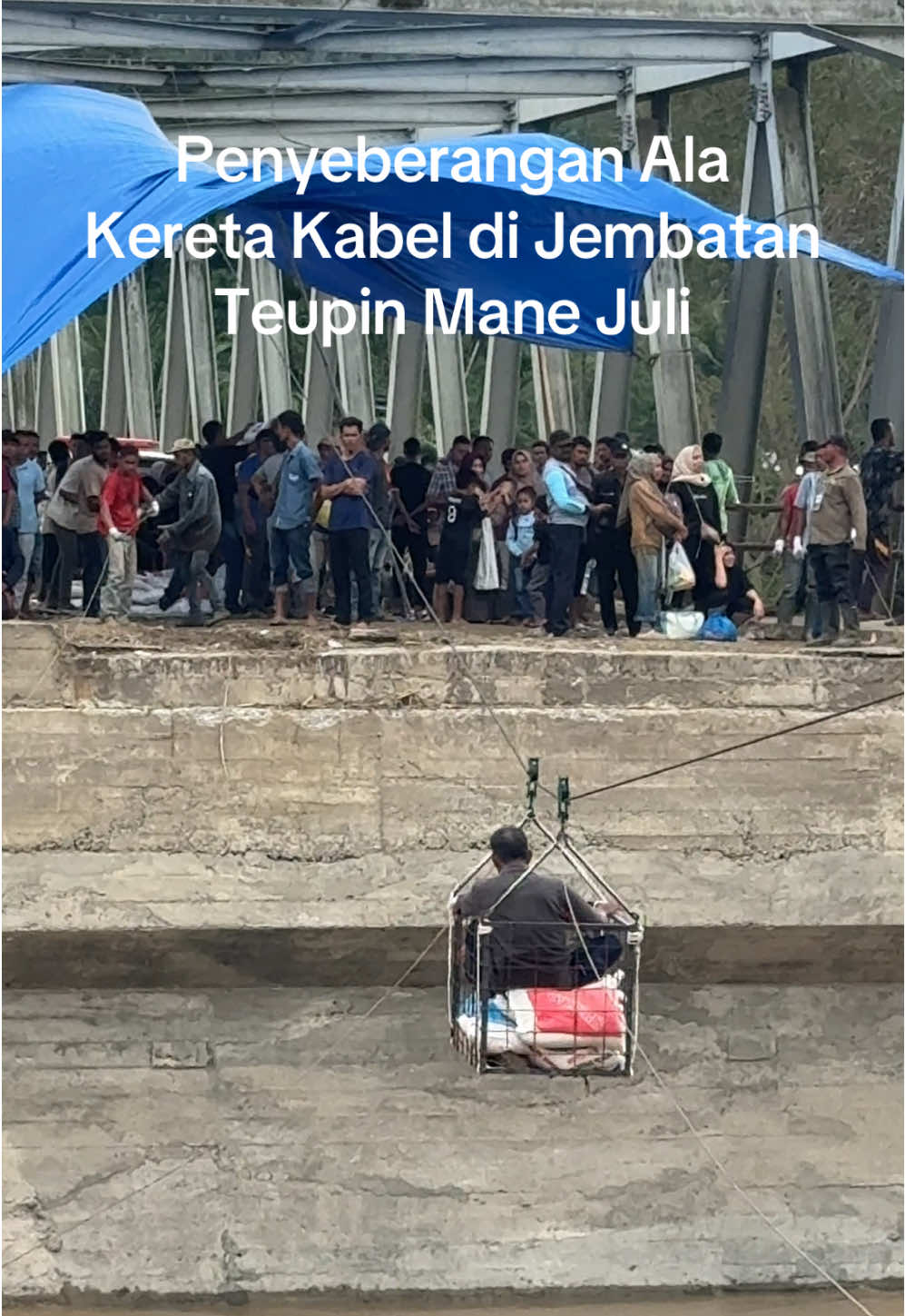 #jembatanteupinmane #banjiraceh #banjirsumatera #bireuen 