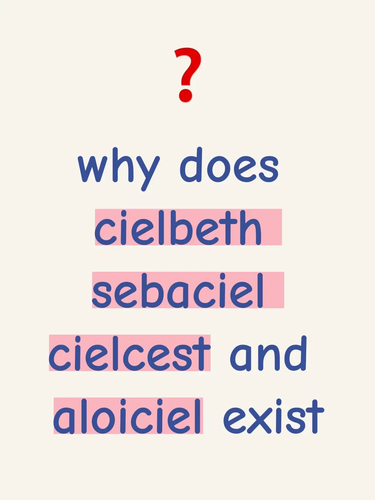 i need too know what people think is good about these ships cus whaat  #blackbutler #fyp #cielphantomhive #sebastianmichaelis #elizabethblackbutler 
