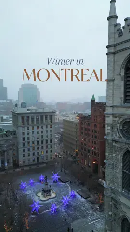 Winter in Montreal hits different ❄️🎄✨ The city feels alive! From twinkling lights to snowy streets… Montreal is glowing! 💫 What’s your favorite winter activity in Montreal? 😍  . . . . . . . . . . . . #MontrealWinter #SnowyMontreal #ChristmasInMontreal #mtl #montreal ExploreMontreal  Montreal winter, Christmas in Montreal, holiday season in Montreal, Montreal Christmas decorations, winter wonderland Montreal