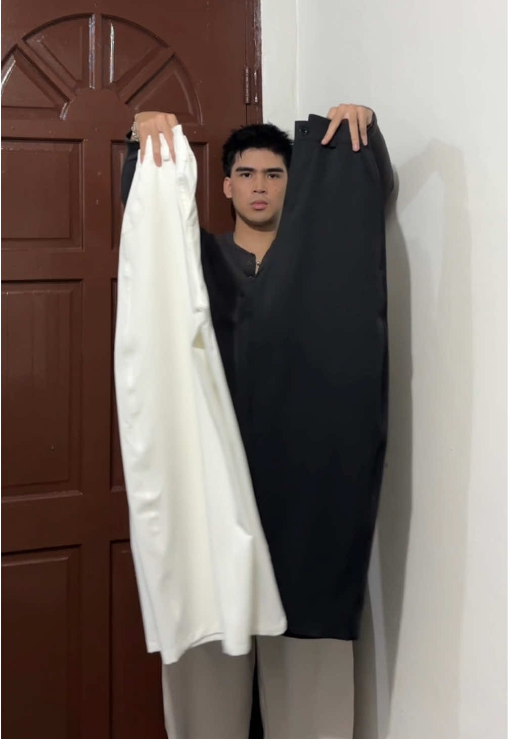 got three colorways since this is my fave trousers so far. #pants #trousers #TikTokFashion #outfit #fyp 