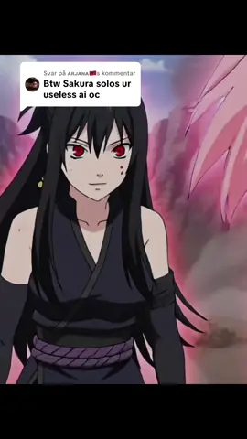 Svarer @ᴀʀᴊᴀɴᴀ🇦🇱 Does she now? 😈 Don’t take this too seriously, I have nothing against Sakura- this was fun to make tho 🤭  . . . . . #narutoshippuden #foruyou #sasuke #animefyp #animeedits 