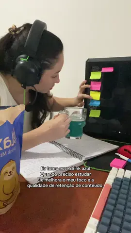 Para ter foco e absorver mais conteúdo, é preciso estudar com estratégia. Além de precisar estudar do jeito certo, vc tbm precisa controlar a sua ansiedade e o cortisol. Esse drink vai te ajudar, me chama na dm q te mando o link🩵