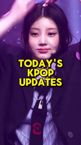 Kpop updates: aespa Giselle transformation, KATSEYE Sophia comment to yoonchae, newjeans Danielle charity event, illit Wonhee and FIFTY FIFTY  chanelle recreate their fight in R U NEXT, Lara clarification about stranger things Noah, blackpink Rosé hit in the face with confetti, IVE Liz and wonyoung visuals  #kpop #kpopnews #kpopfyp 