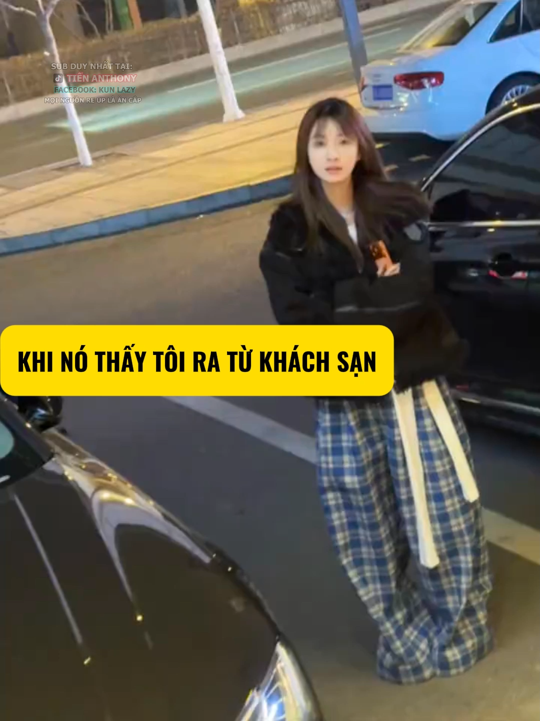 Khi nó thấy tôi ra từ khách sạn #phimngan #tienanthony