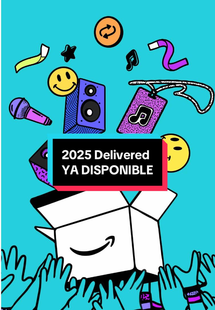 Delivery especial: tu año en música 📦 ¡Checa en la app tu resumen personalizado! 