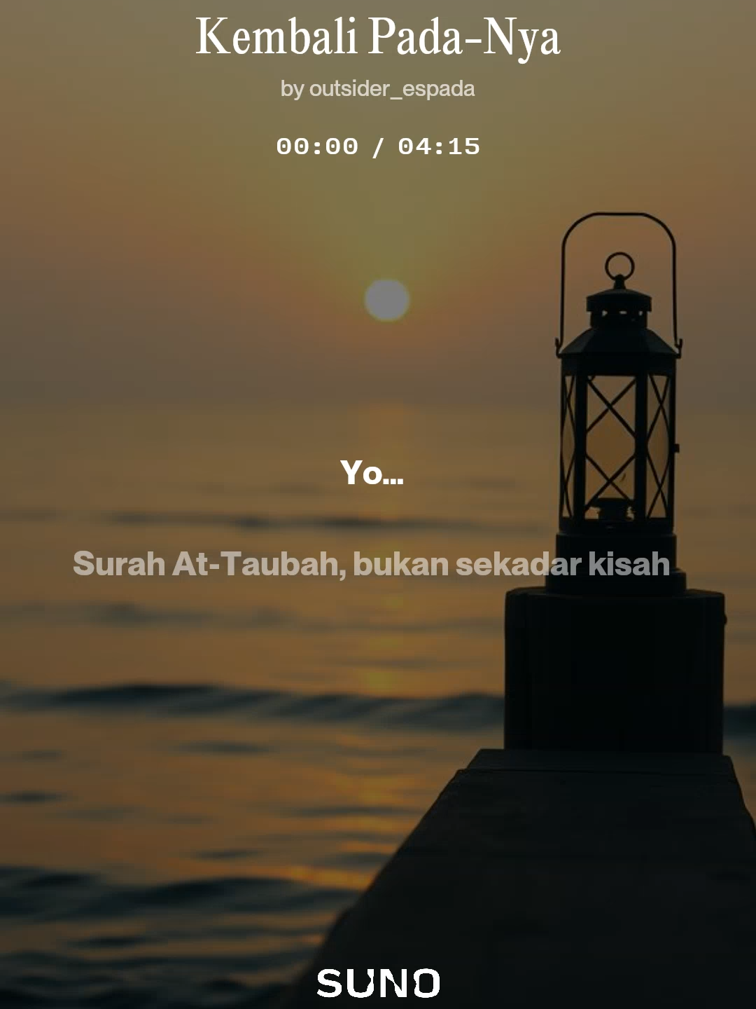 Kembali Pada-Nya teks arab وَاللَّهُ خَبِيرٌ بِمَا يَعْمَلُونَ (Allah Maha Mengetahui apa yang mereka lakukan) إِنَّ اللَّهَ اشْتَرَىٰ مِنَ الْمُؤْمِنِينَ أَنفُسَهُمْ (Allah membeli dari orang beriman, jiwa dan harta mereka…) #fyp #musikviral #suno #semangat #taubat #attaubah #alquran #allah #taubatyukk #reggae #reggaeton #reggaetonviejito #reggaetontiktok