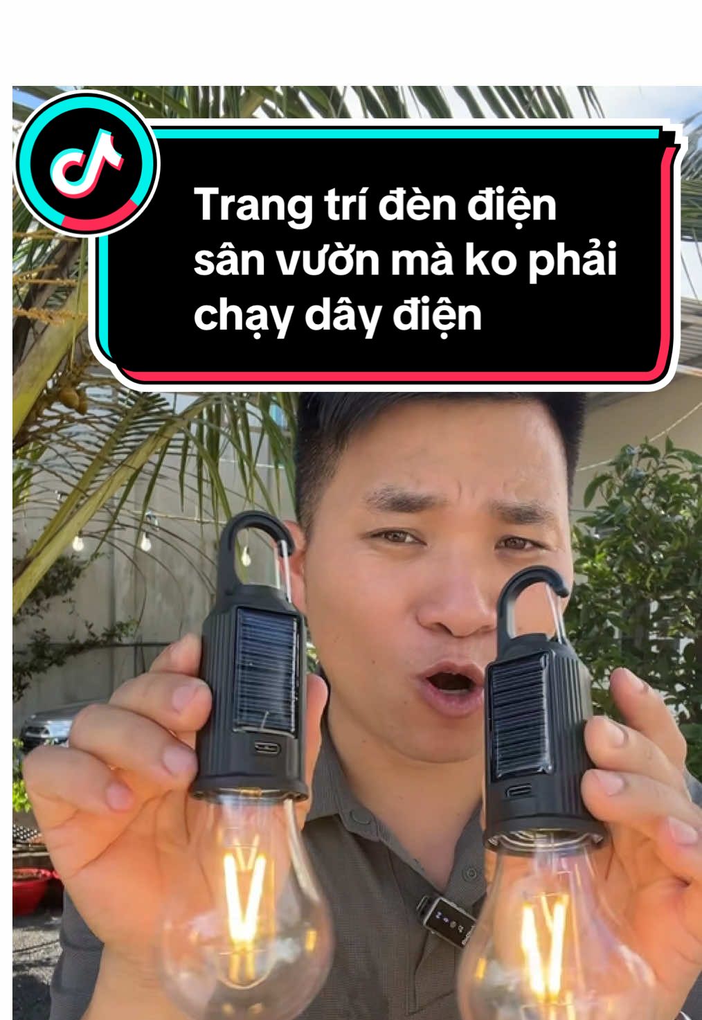 Ko cần chạy dây diện rườm rà nha #ongbonongdanreview #dentichdien #bongdentichdien #dentrangtri 