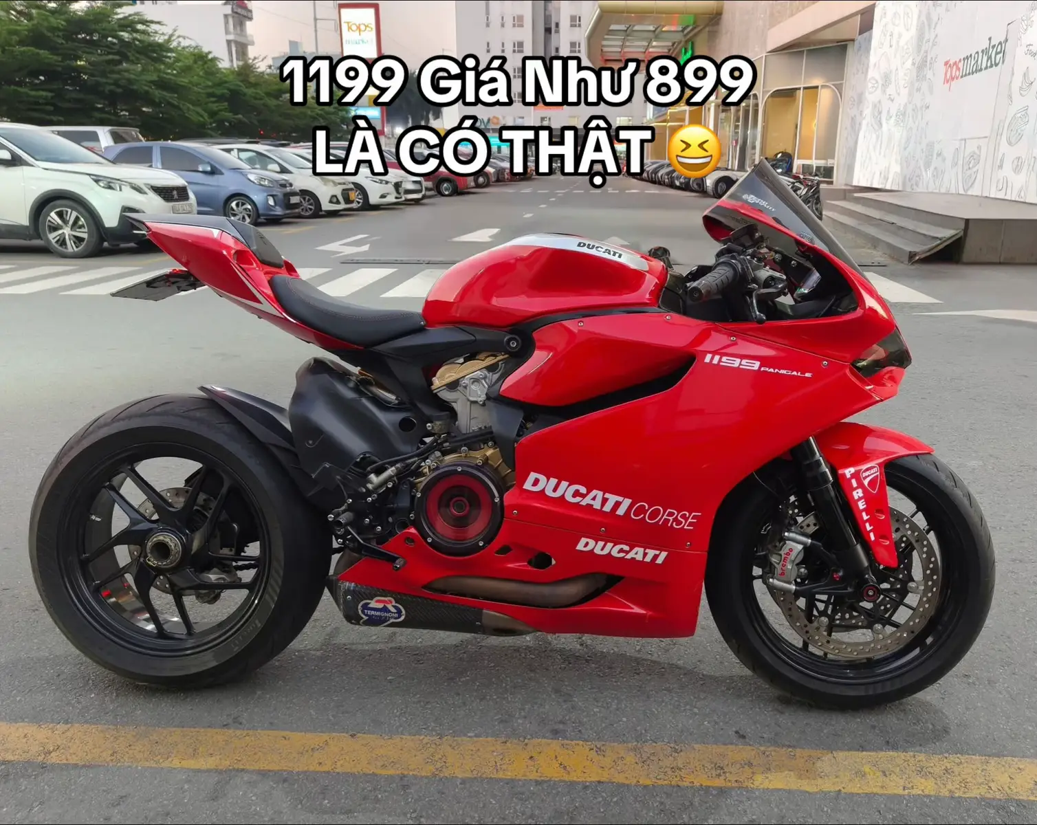 Mình cần bán Ducati Panigale 1199 xe HQCN chính chủ Odo 48k đã desmo full có bill đầy đủ Lên set pô termi xịn, bể xá và rất nhiều đồ chơi Giá chỉ có 21xtr nhanh gọn để có x cực tốt nha Xem xe tại Q7 ạ #tlmotor #panigale #1199 