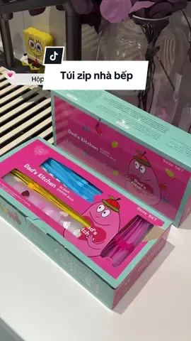 Hộp túi zip đựng thực phẩm nhà bếp cute  #hoptuizip #tuizip #decorsiuxinh #tuidungthucpham 