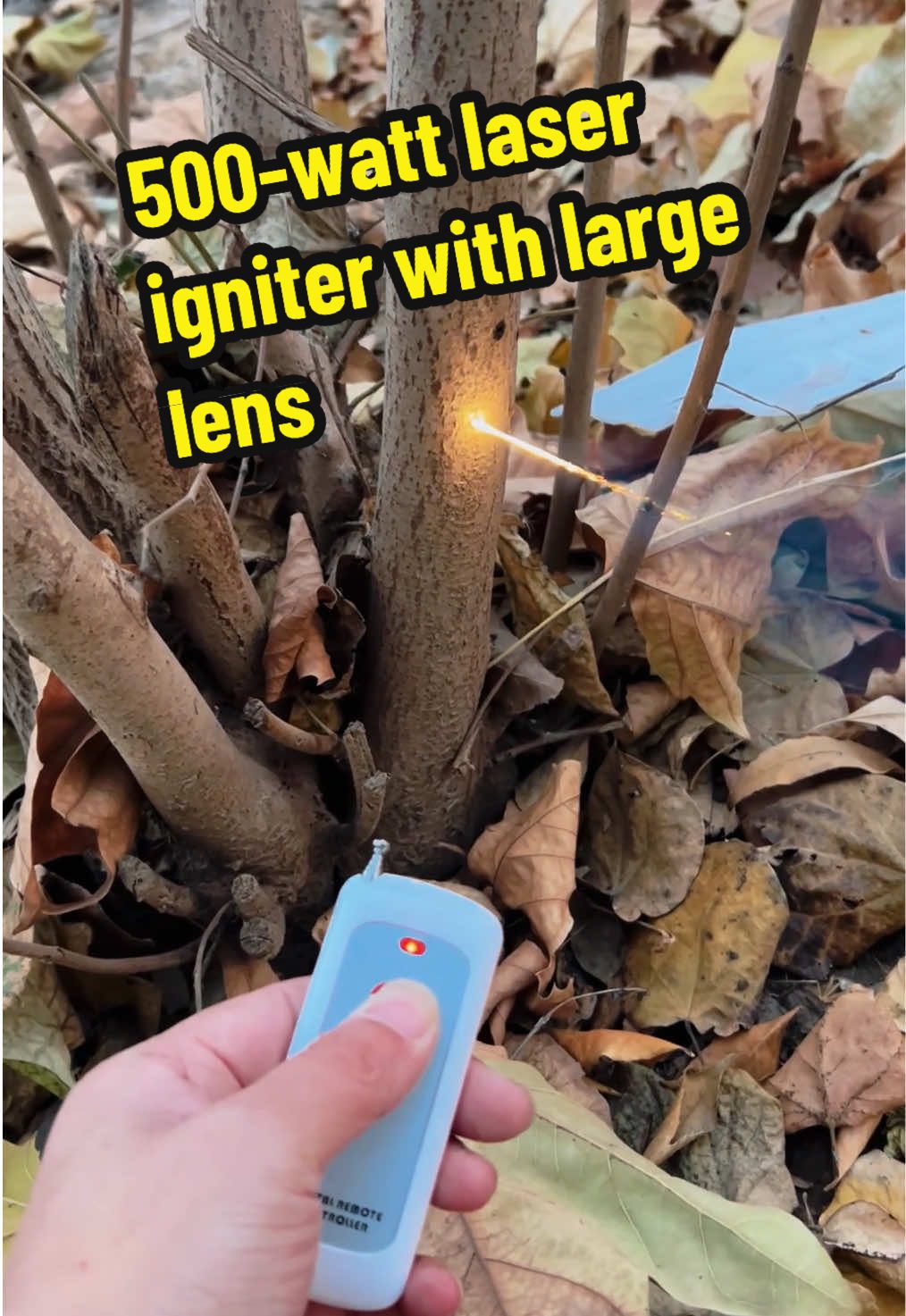 500-watt laser igniter with large lens#TikTok #laserigniter #laser #light #Loot 