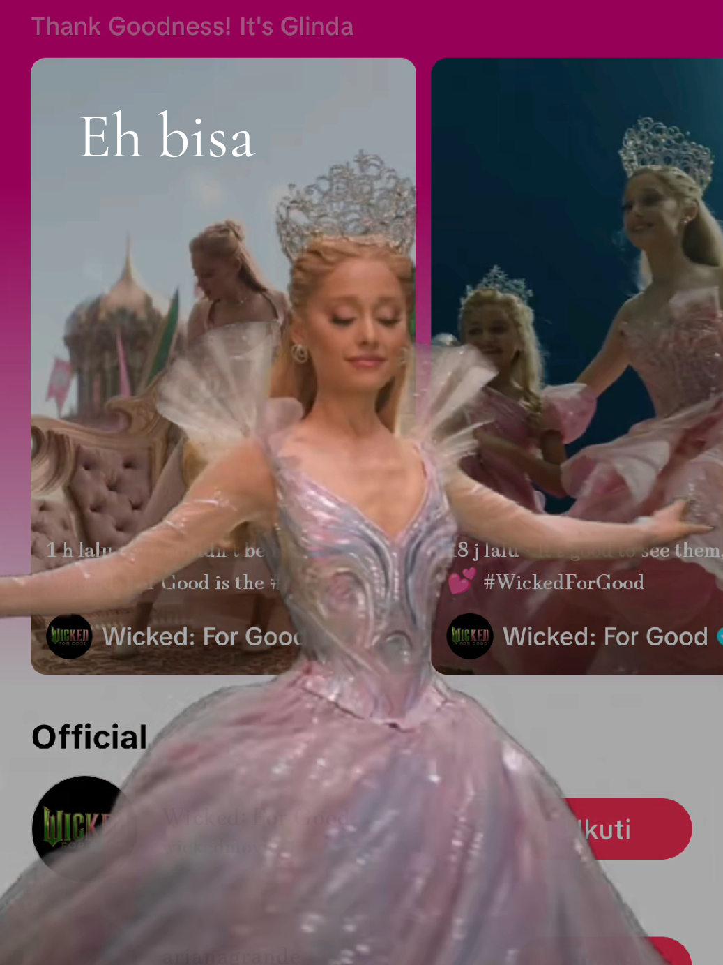 nyobain yang lagi tren #trendingvideo #trend #trend??tiktok  #glinda #glindawicked 