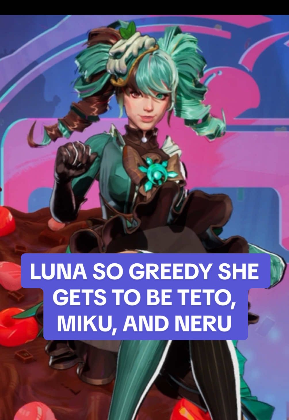 Any chance I get to make a Vocaloid reference I WILL TAKE ——— #marvelrivals #vocaloid #triplebaka #kasaneteto #hatsunemiku akira neru but i ran out of hashtags </3