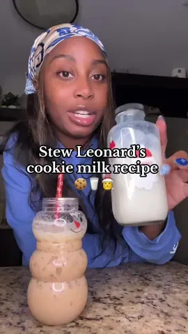 Let’s make the viral stew Leonard‘s cookie milk at home! #stewleonardscookiemilk #cookiemilk #cookiemilklatte 