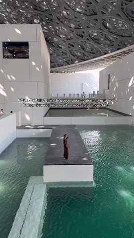 je poste quand même, merci monsieur 😭 #museedulouvre #abudhabi #louvreabudhabi 