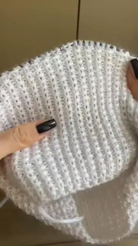 Простой и легкий узор спицами по кругу #вязание #вязаниеспицами #вязаниекрючком 