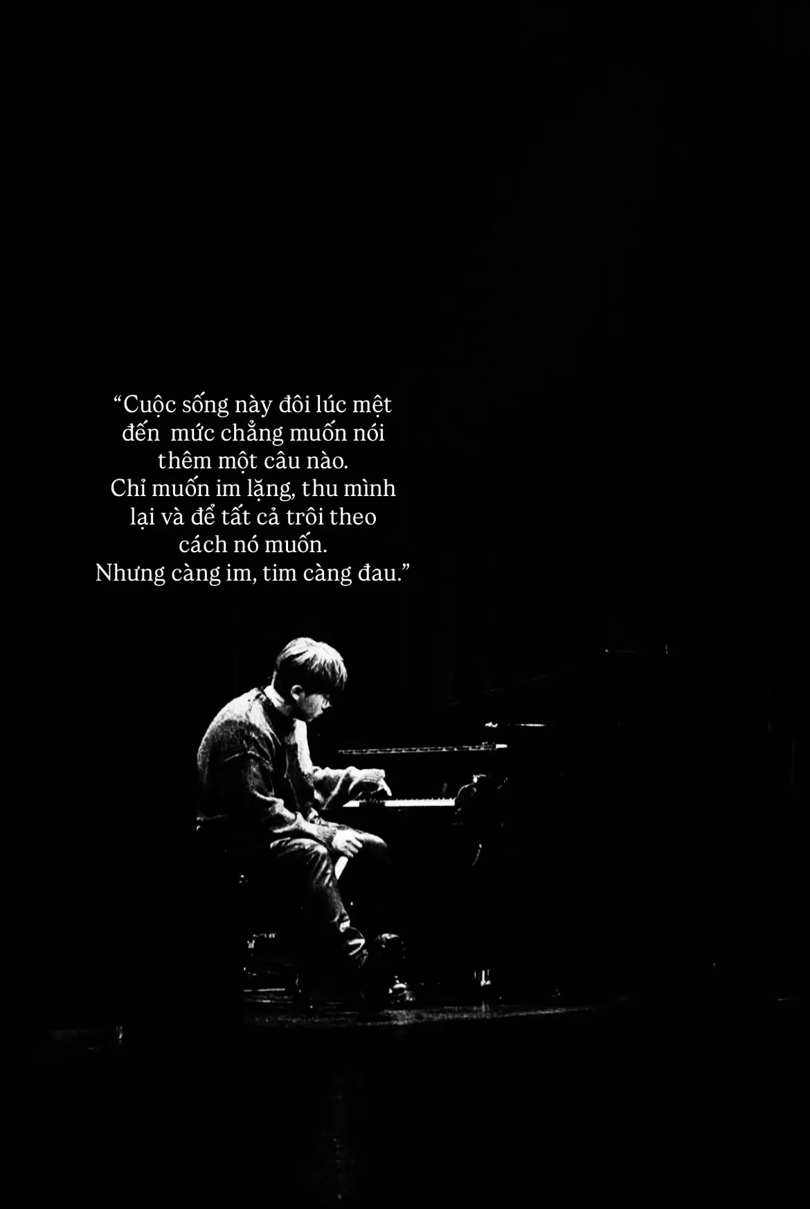 Vì đau nên mình mới im lặng 🖤 #tamtrang #nghelasuy12 #nhactamtrangbuon 