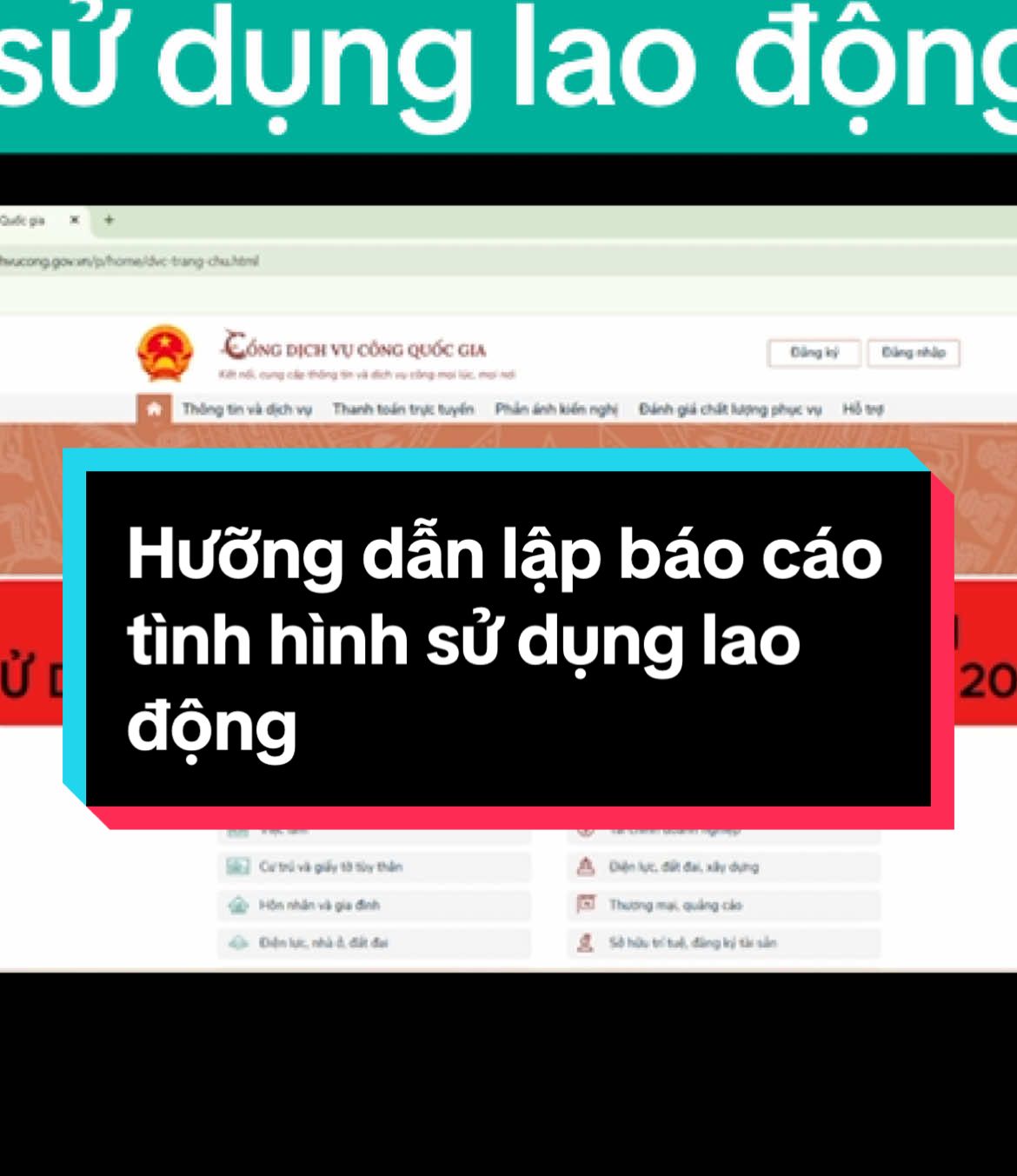Hưỡng dẫn lập báo cáo sử dụng lao động cho doanh nghiệp #ketoan #thue #ketoanthue #bhxh 
